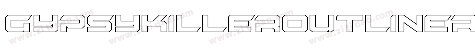 GypsyKillerOutlineRegular-oV3V字体转换
