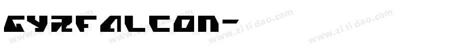 Gyrfalcon字体转换