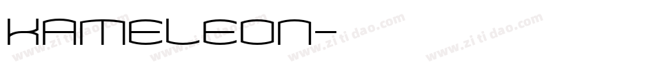 KAMELEON字体转换