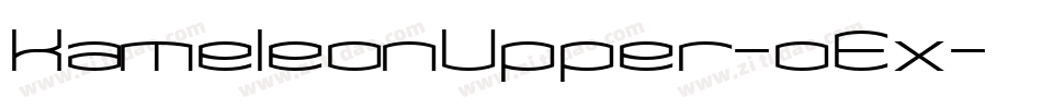 KameleonUpper-oEx字体转换