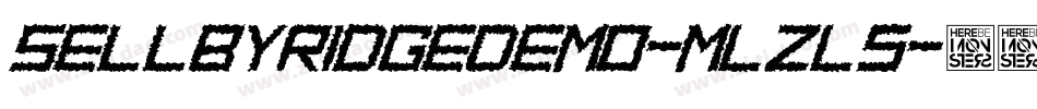 SellbyRidgeDemo-mLZL5字体转换