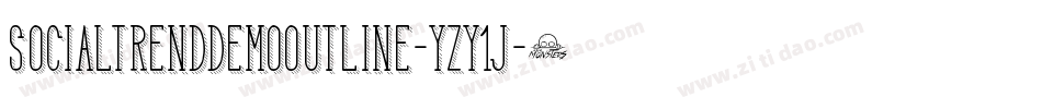 SocialTrendDemoOutline-Yzy1j字体转换