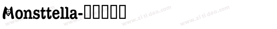 Monsttella字体转换