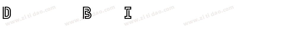 Denver-BoldIta字体转换