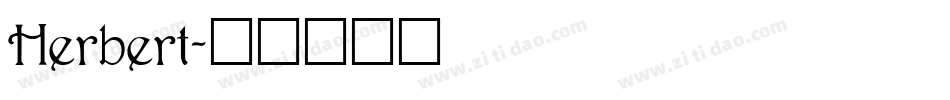 Herbert字体转换