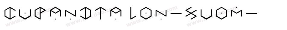 CupAndTalon-ZVOm字体转换