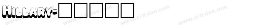 Hillary字体转换