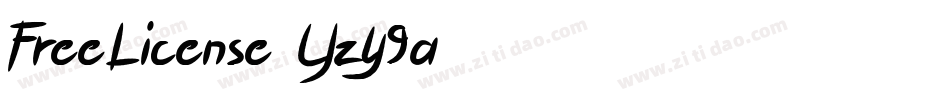 FreeLicense-Yzy9a字体转换