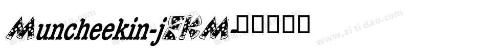 Muncheekin-jEKM字体转换