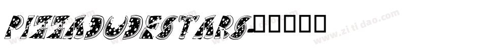PIZZADUDESTARS字体转换