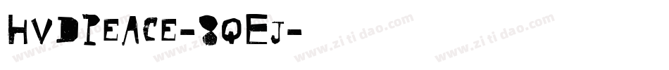 HvdPeace-8qEJ字体转换