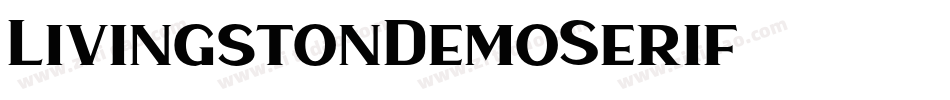 LivingstonDemoSerif字体转换