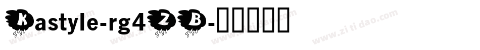 Kastyle-rg4ZB字体转换