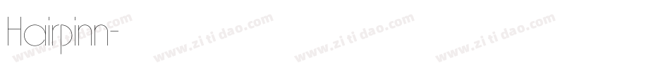Hairpinn字体转换