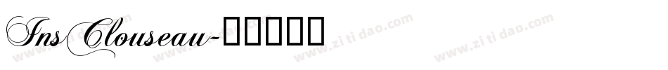 InsClouseau字体转换