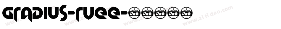 Gradius-RvEE字体转换