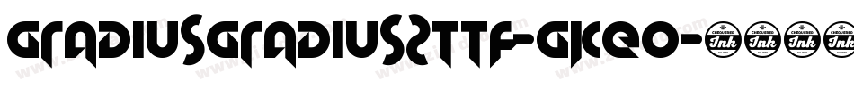 GradiusGradius2Ttf-GKeO字体转换