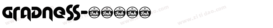 Gradness字体转换
