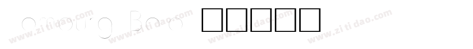 Hamburg-Bold字体转换
