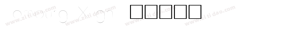 Hamburg-Xlight字体转换