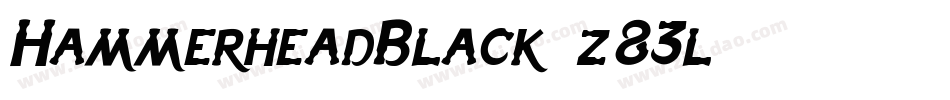 HammerheadBlack-z83l字体转换