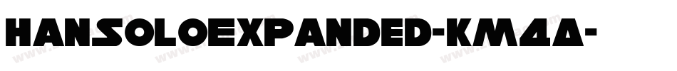 HanSoloExpanded-Km4A字体转换