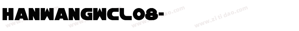 HanWangWCL08字体转换