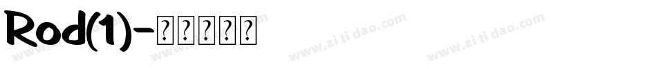 Rod(1)字体转换