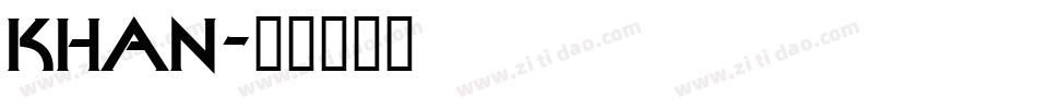 KHAN字体转换