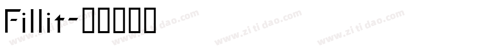 Fillit字体转换