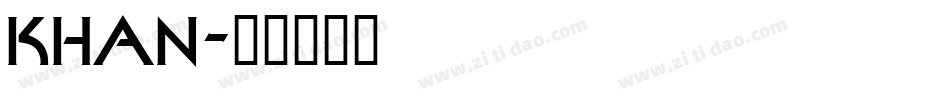 KHAN字体转换