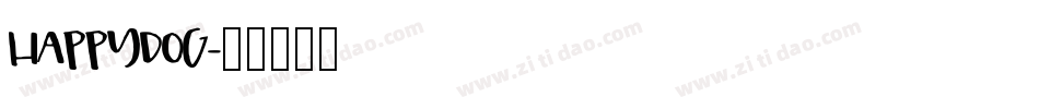 HAPPYDOG字体转换