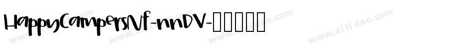 HappyCampersNf-nnDV字体转换