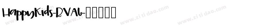 HappyKids-RVA6字体转换