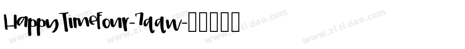 HappyTimeFour-7qqw字体转换