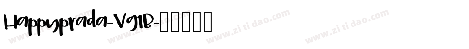 Happyprada-Vg1B字体转换