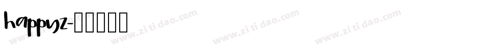 happyz字体转换