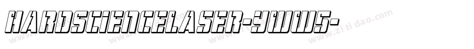 HardScienceLaser-yWW5字体转换