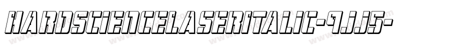 HardScienceLaserItalic-9jj5字体转换