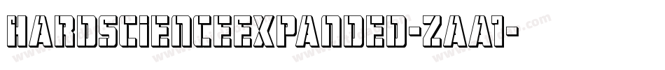 HardScienceExpanded-zaa1字体转换