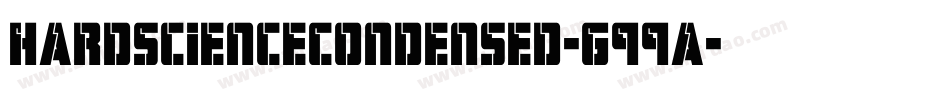 HardScienceCondensed-G99a字体转换