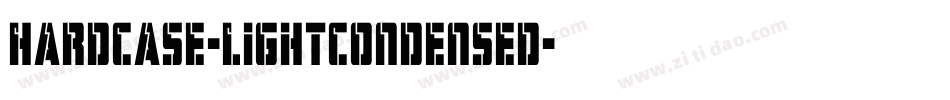 HardCase-LightCondensed字体转换