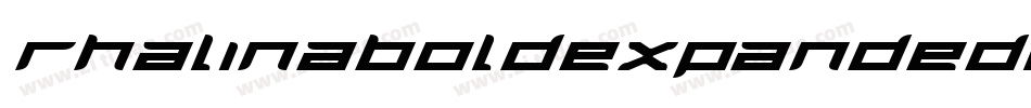 RhalinaBoldExpandedItalic-KxoA字体转换 RhalinaBoldExpandedItalic-KxoA字体转换