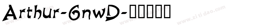 Arthur-6nwD字体转换