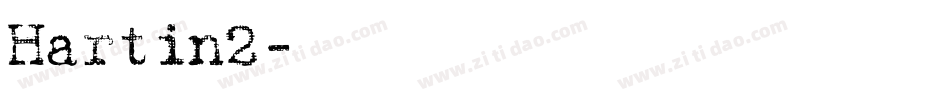 Hartin2字体转换