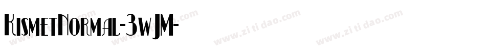 KismetNormal-3wJM字体转换