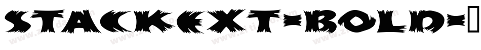 StackExt-Bold字体转换