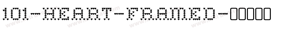 101-Heart-Framed字体转换
