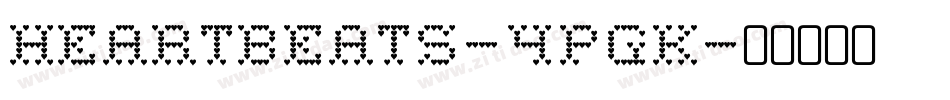 Heartbeats-4pgK字体转换