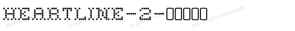 Heartline-2字体转换